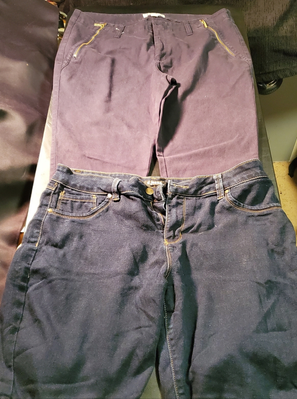 d. jeans Blue Size 14p Short and Michael Kors Dark Navy Size 14 Skinny Pants